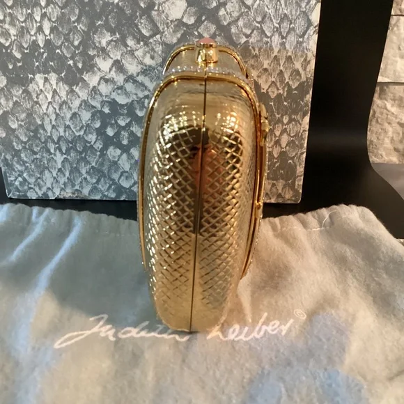 Vintage Judith Leiber Couture Valise Clutch - Picture 9 of 16